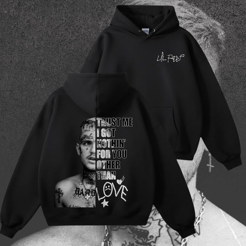 Lil Peep Trust Me Vintage Rap Gift For Fans T-Shirt / Sweatshirt / Hoodie