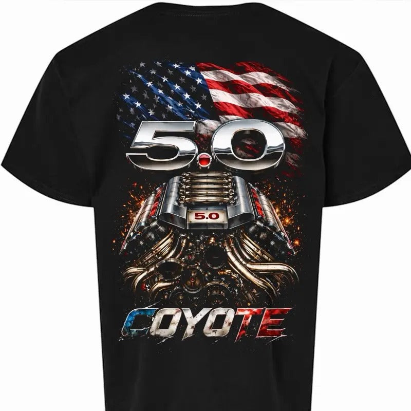 5.0 Engine Design Graphics T-Shirt / Sweatshirt / Hoodie