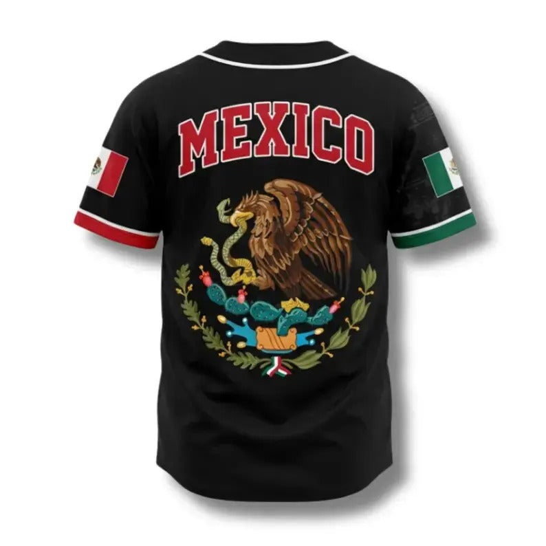 Mexico Aztec Warrior - Baseball Jersey