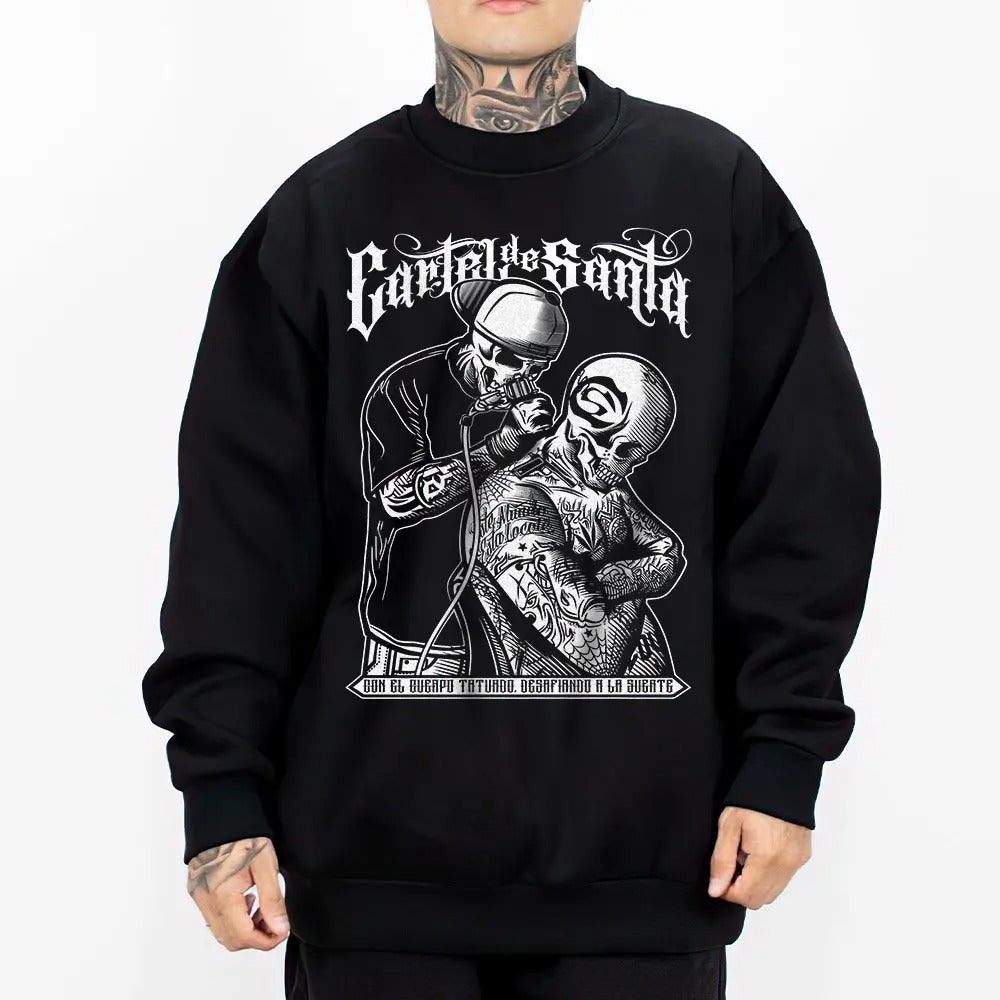 Cartel de Santa Gangster Style Graphic T-Shirt / Sweatshirt / Hoodie