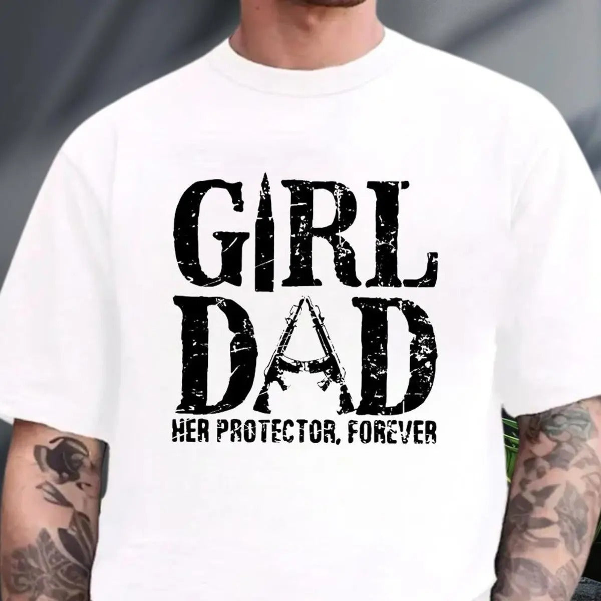 Girl Dad Her Protector T-Shirt / Sweatshirt / Hoodie