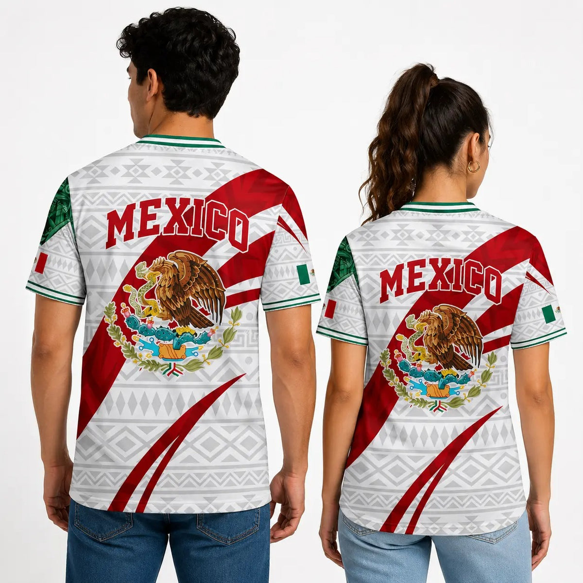 Mexico Inspired Cultural Graphic - Soccer Jersey
