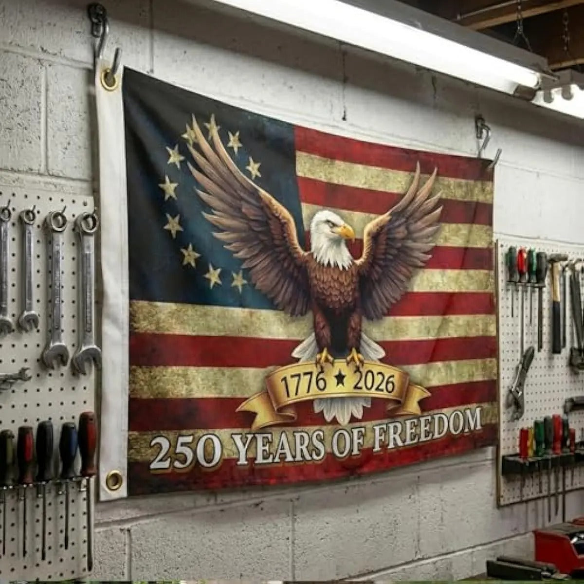 250th Anniversary American Flag Patriotic Eagle