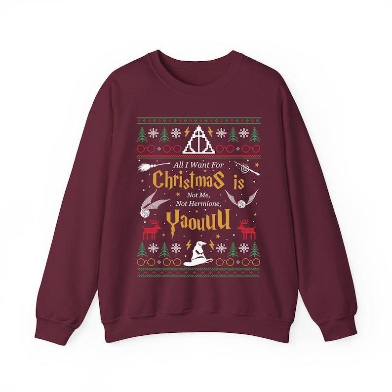 All I Want for Christmas Is Not Me Funny Christmas Gift Idea T-Shirt / Sweatshirt / Hoodie