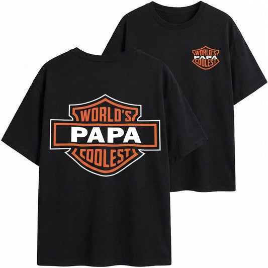 World's Coolest Nickname Gift Motorcycle Pawpaw Papa Dad Grandpa T-Shirt / Sweatshirt / Hoodie