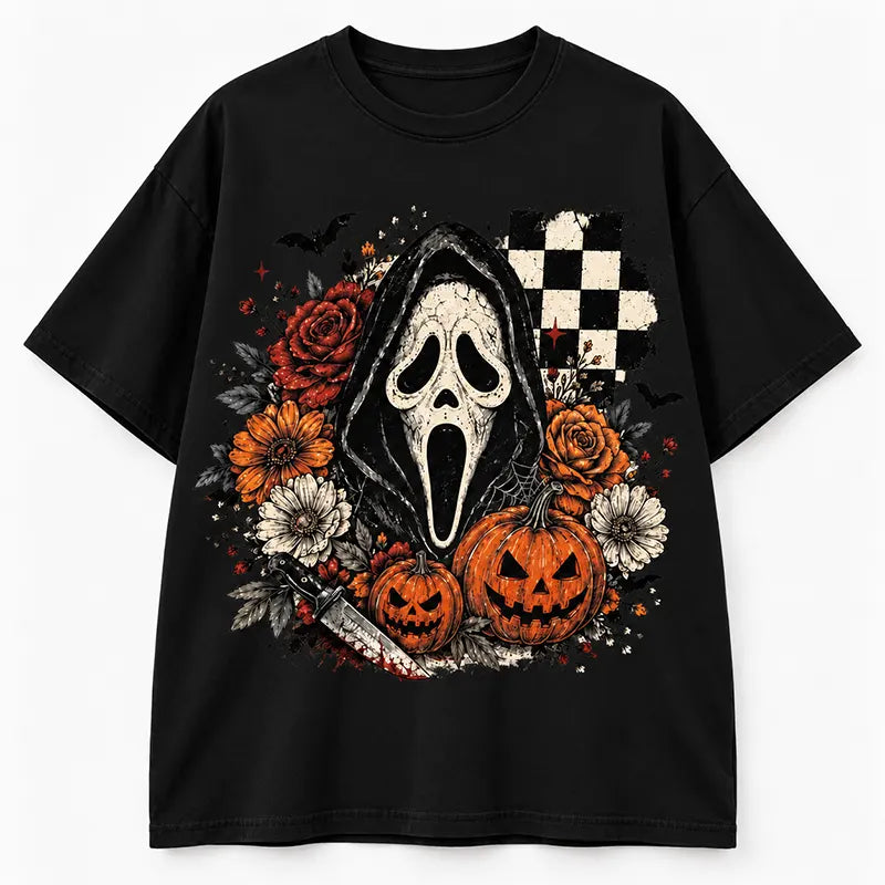 Spooky Harvest Mask T-Shirt / Sweatshirt / Hoodie