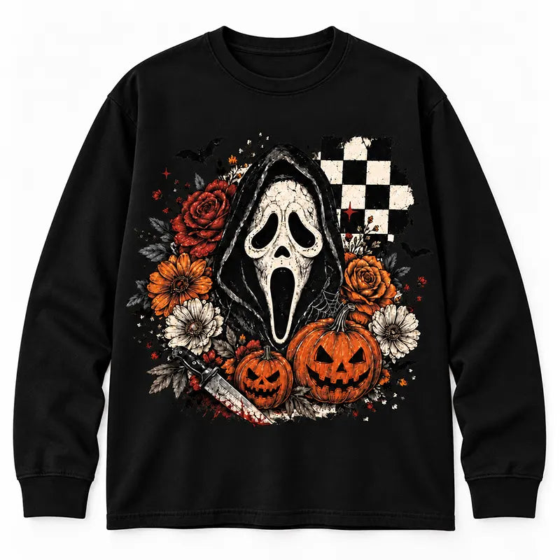 Spooky Harvest Mask T-Shirt / Sweatshirt / Hoodie