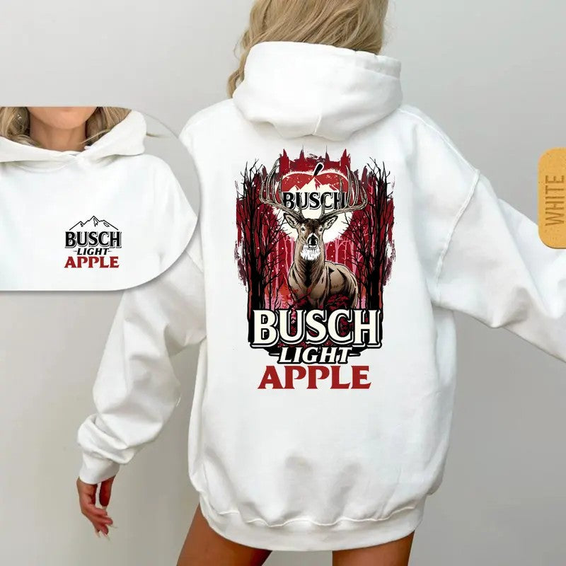 Vintage Hunting Deer Graphic Rustic Woodland Apple Orchard T-Shirt / Sweatshirt / Hoodie