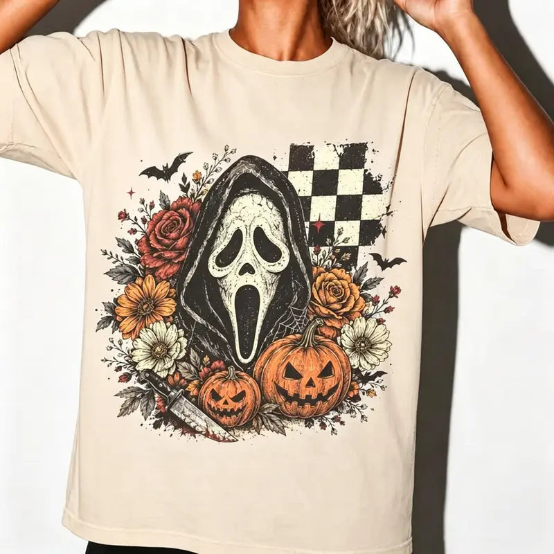 Spooky Harvest Mask T-Shirt / Sweatshirt / Hoodie