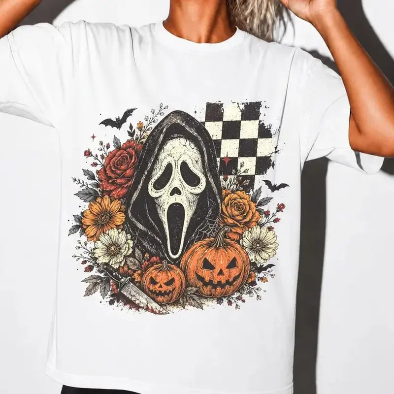 Spooky Harvest Mask T-Shirt / Sweatshirt / Hoodie