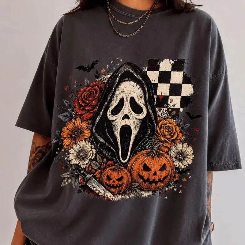 Spooky Harvest Mask T-Shirt / Sweatshirt / Hoodie