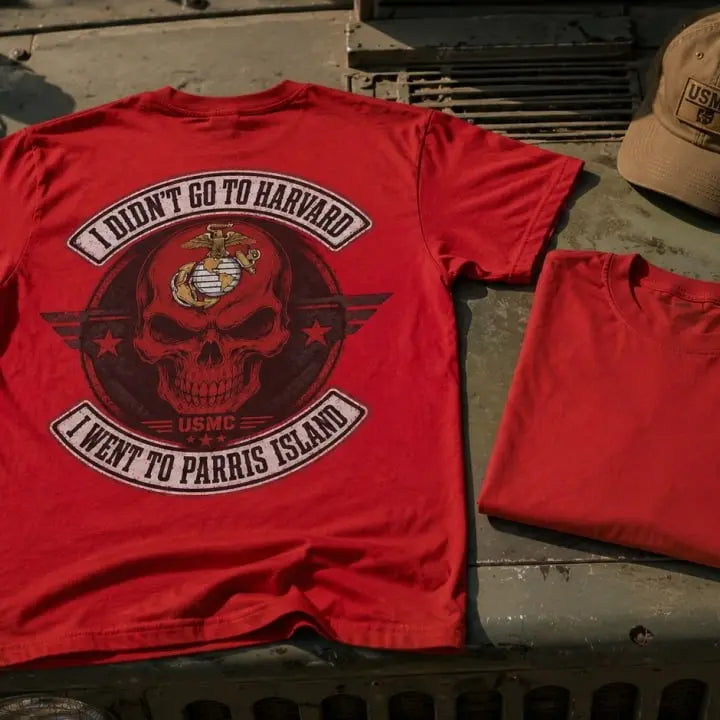 I Didn't Go to Harvard Marine Corps Graphic T-Shirt / Sweatshirt / Hoodie