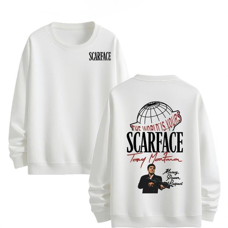 Scarface Two Sides Graphic T-Shirt / Sweatshirt / Hoodie