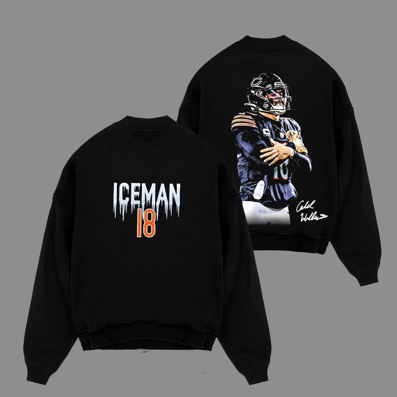 Caleb Williams Iceman Cold Celly For Da Bears T-Shirt / Sweatshirt / Hoodie