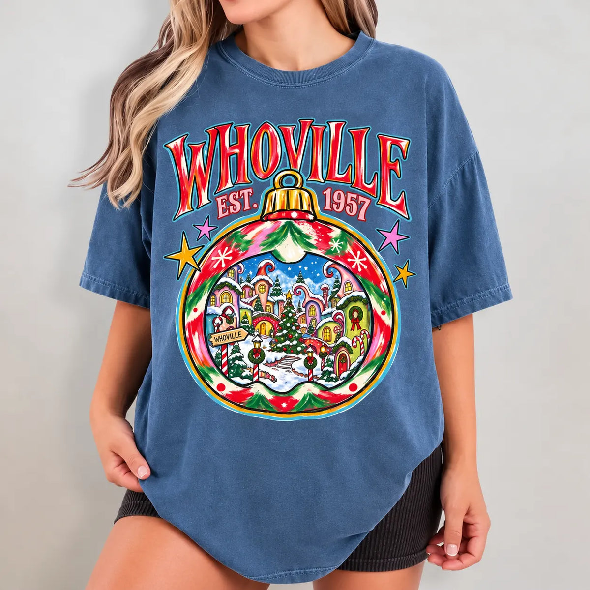 Preppy Cute Christmas Characters T-Shirt / Sweatshirt / Hoodie