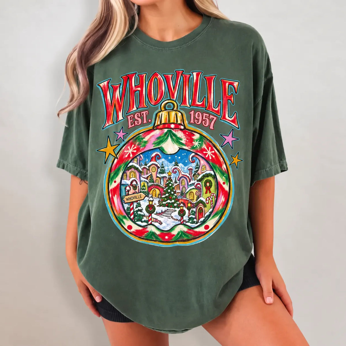 Preppy Cute Christmas Characters T-Shirt / Sweatshirt / Hoodie