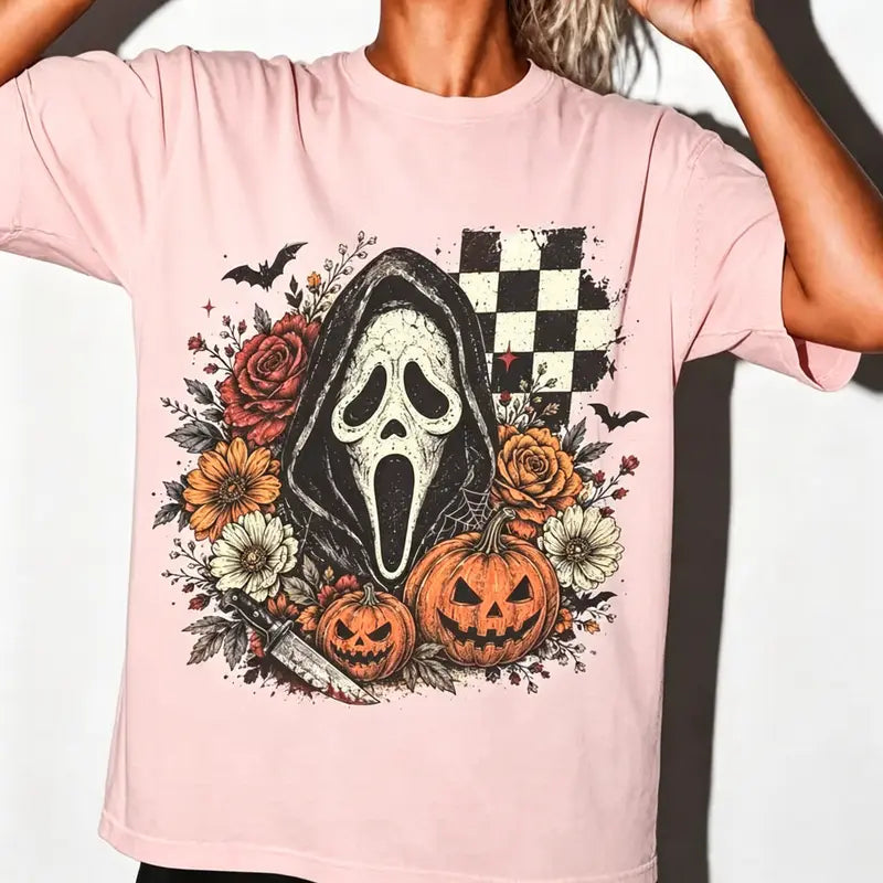 Spooky Harvest Mask T-Shirt / Sweatshirt / Hoodie