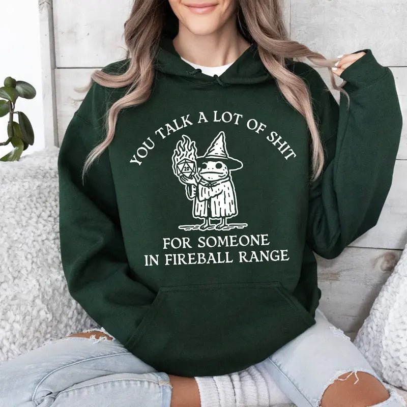 Sarcastic Wizard Fireball Humor T-Shirt / Sweatshirt / Hoodie