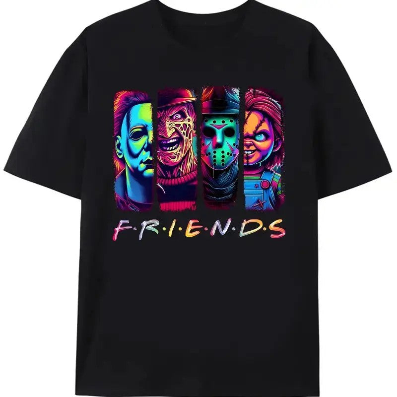 Neon Horror Friends T-Shirt / Sweatshirt / Hoodie