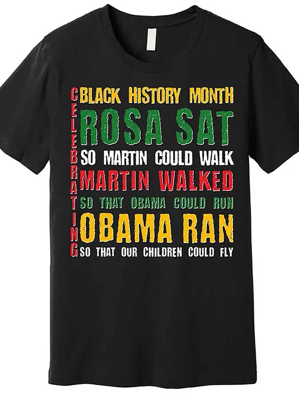 Celebrating Black History Month Text Printing T-Shirt / Sweatshirt / Hoodie
