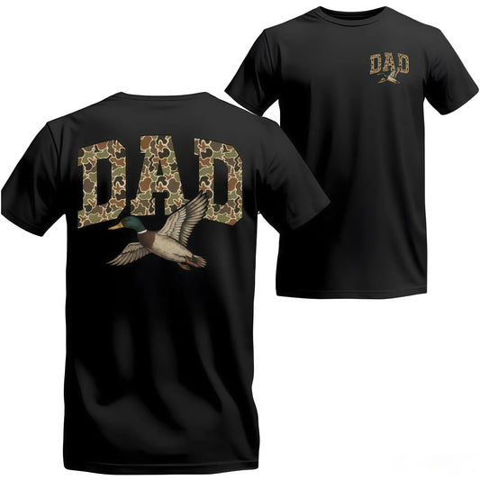 Camo Duck Dad Old School Camouflage Hunting T-Shirt / Sweatshirt / Hoodie
