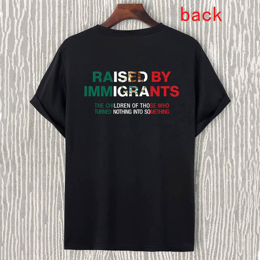 Raised By Immigrants Mexican Cultural Statement Piece T-Shirt / Sweatshirt / Hoodie