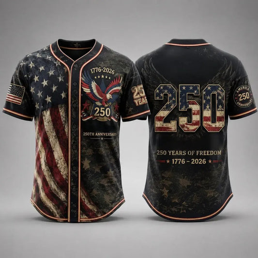 America 250th Anniversary Freedom - Baseball Jersey