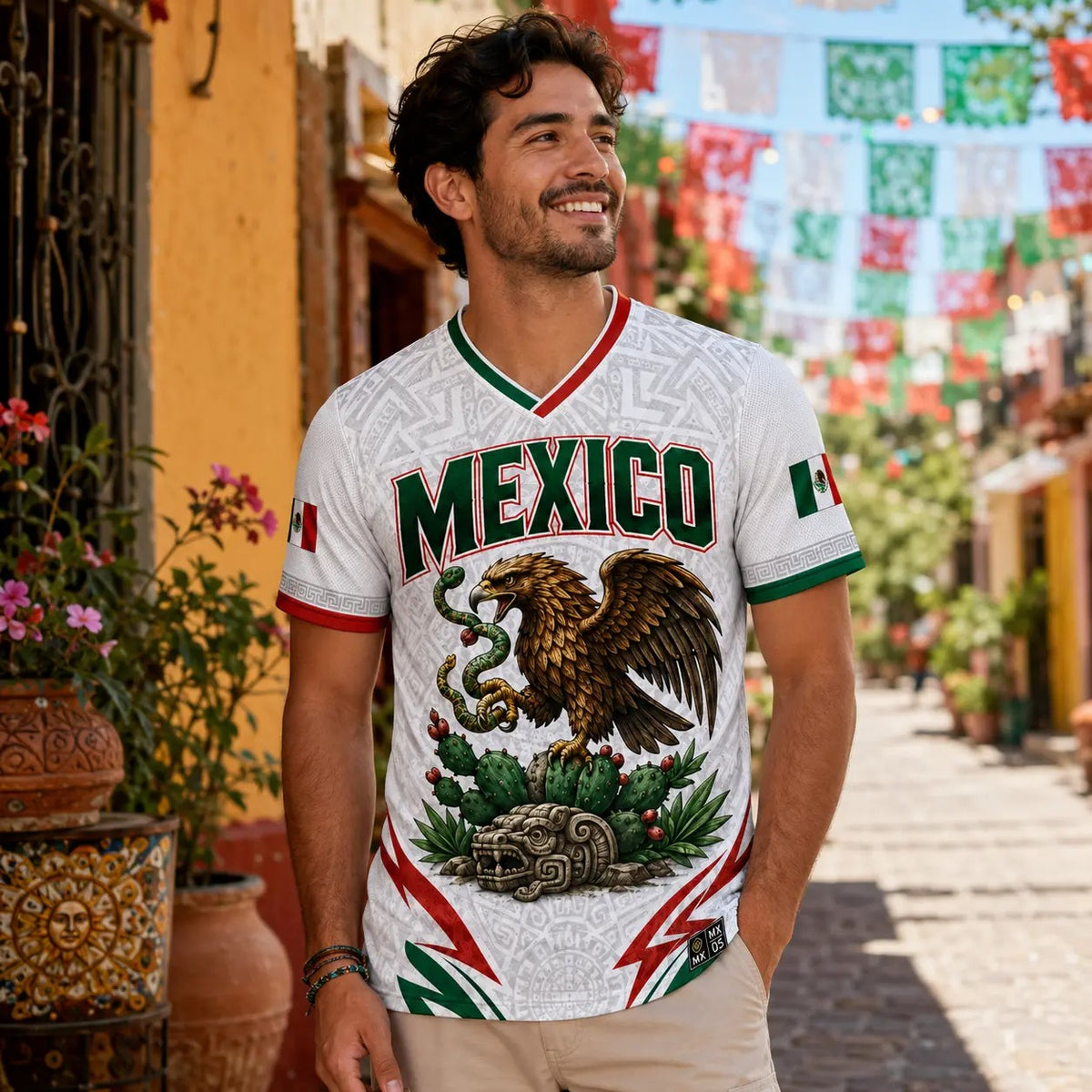 Mexico Inspired Graphic - Soccer Jersey
