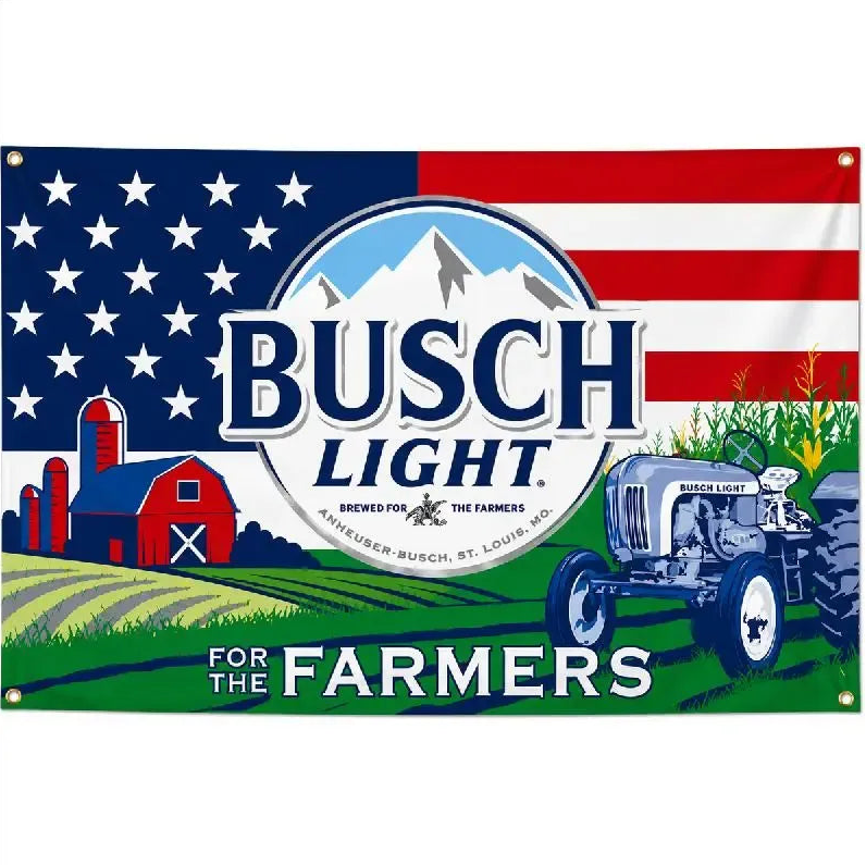 American Flag Beer Banner Flag