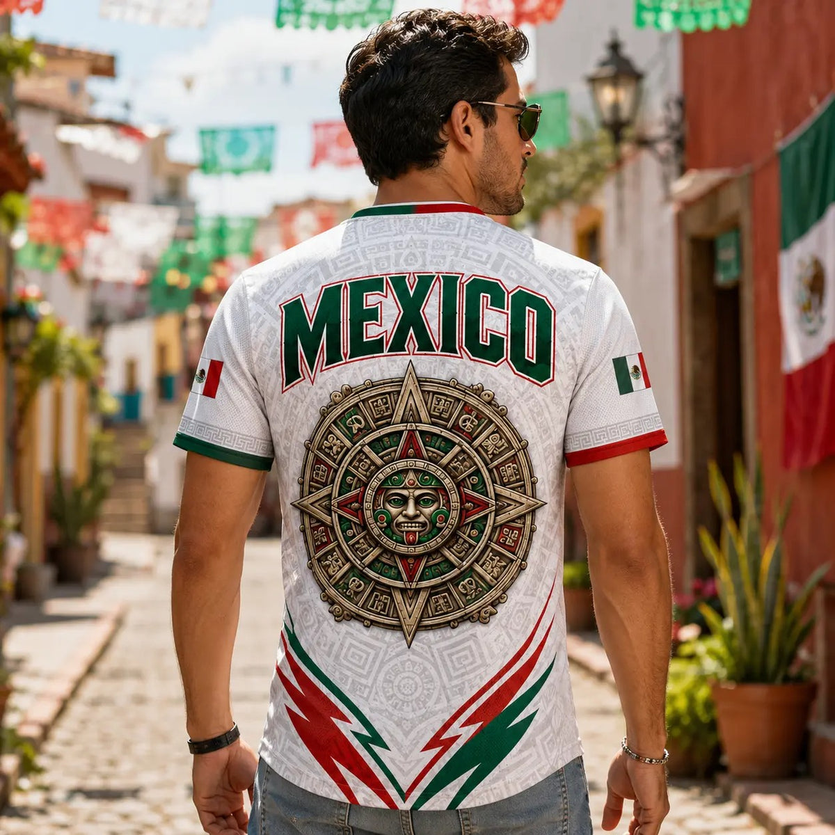 Mexico Inspired Graphic - Soccer Jersey