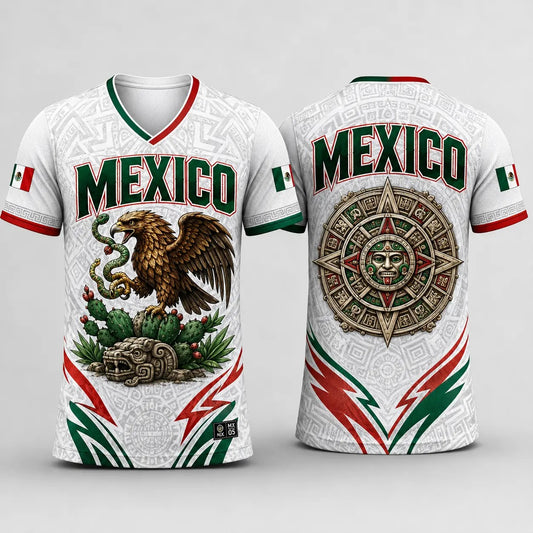 Mexico Inspired Graphic - Soccer Jersey