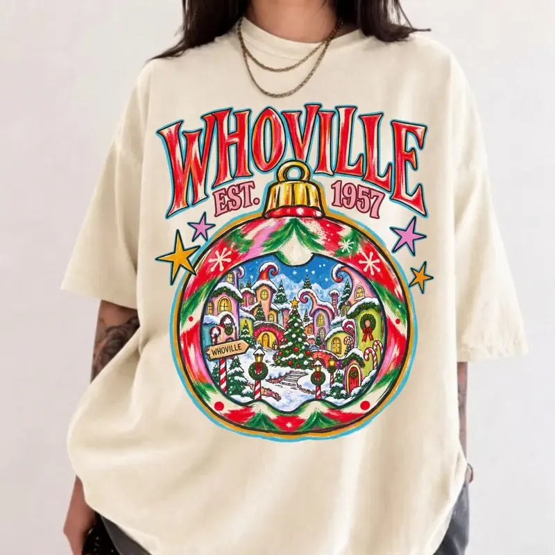 Preppy Cute Christmas Characters T-Shirt / Sweatshirt / Hoodie