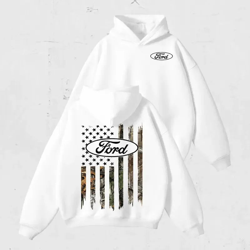 Camo Pickup American Flag T-Shirt / Sweatshirt / Hoodie