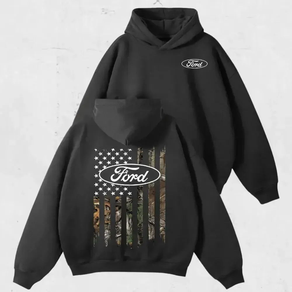Camo Pickup American Flag T-Shirt / Sweatshirt / Hoodie
