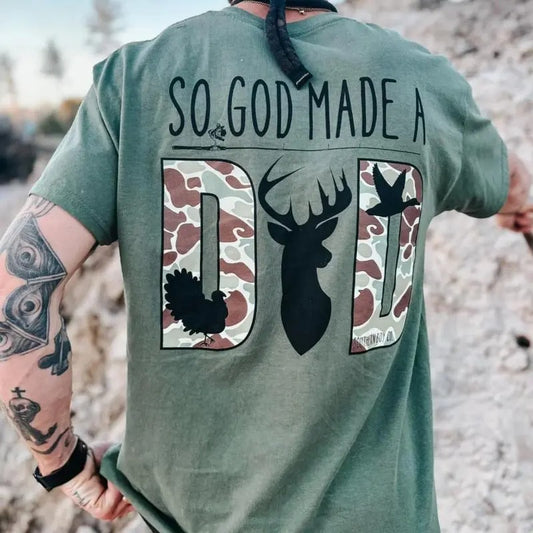 God Made a Dad T-Shirt / Sweatshirt / Hoodie