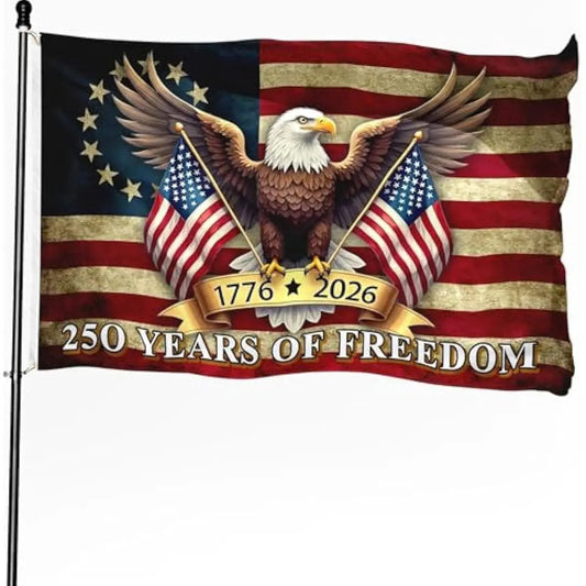 250th Anniversary American Flag Patriotic Eagle