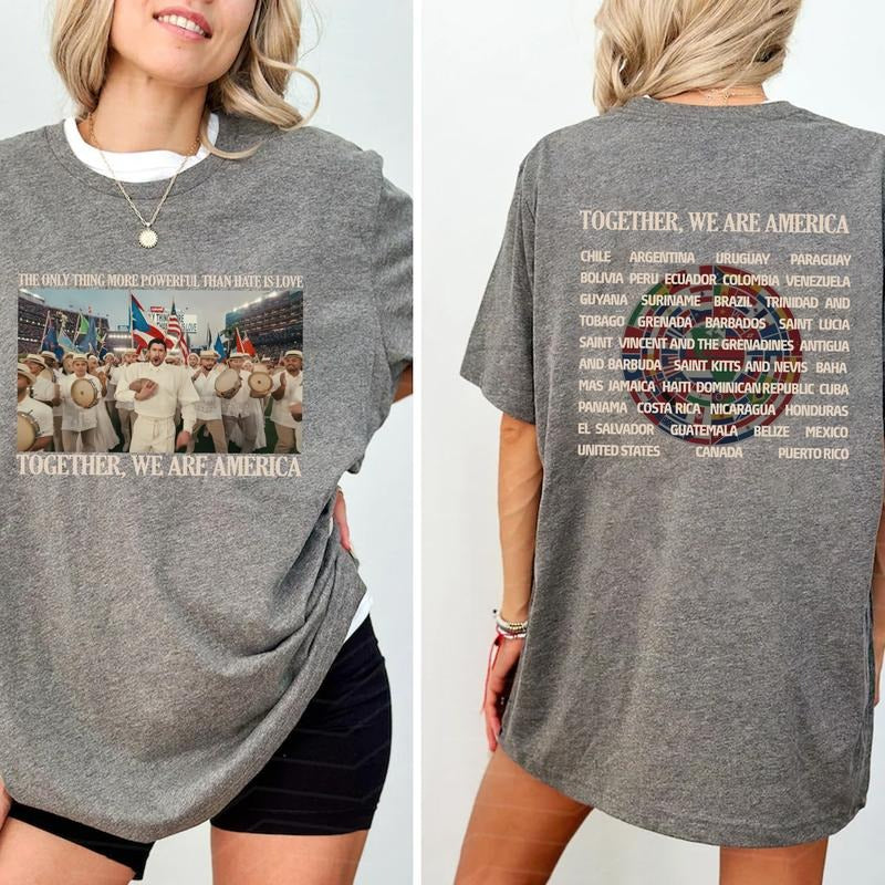 Together We Are America Bunny Bowl Two Sides T-Shirt / Sweatshirt / Hoodie